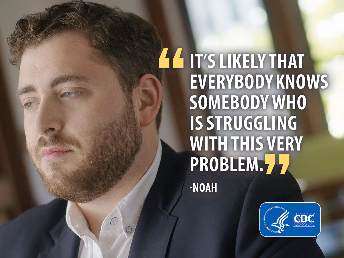"It's likely that everybody knows somebody who is struggling with this very problem." -Noah