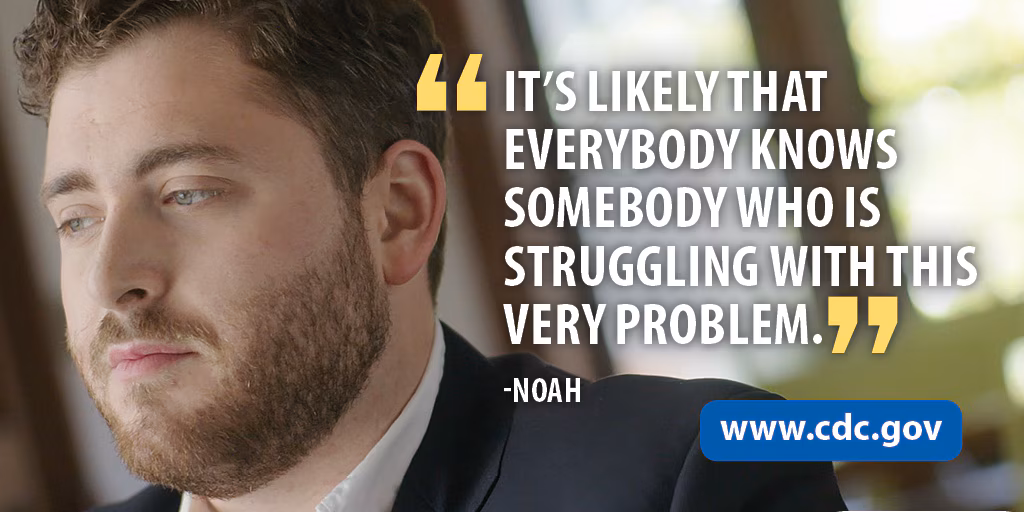 "It's likely that everybody knows somebody who is struggling with this very problem." -Noah