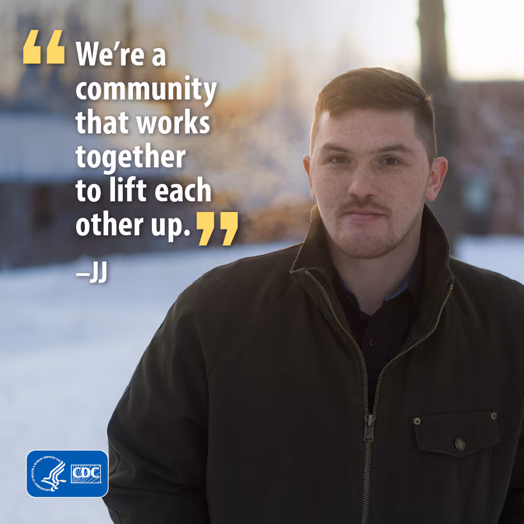 "We're a community that works together to lift each other up." -JJ