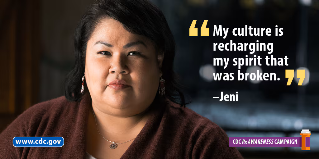 "My culture is recharging my spirit that was broken." -Jeni
