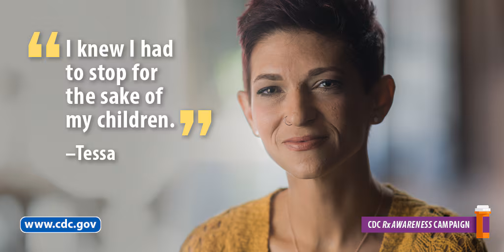 "I knew I had to stop for the sake of my children." -Tessa