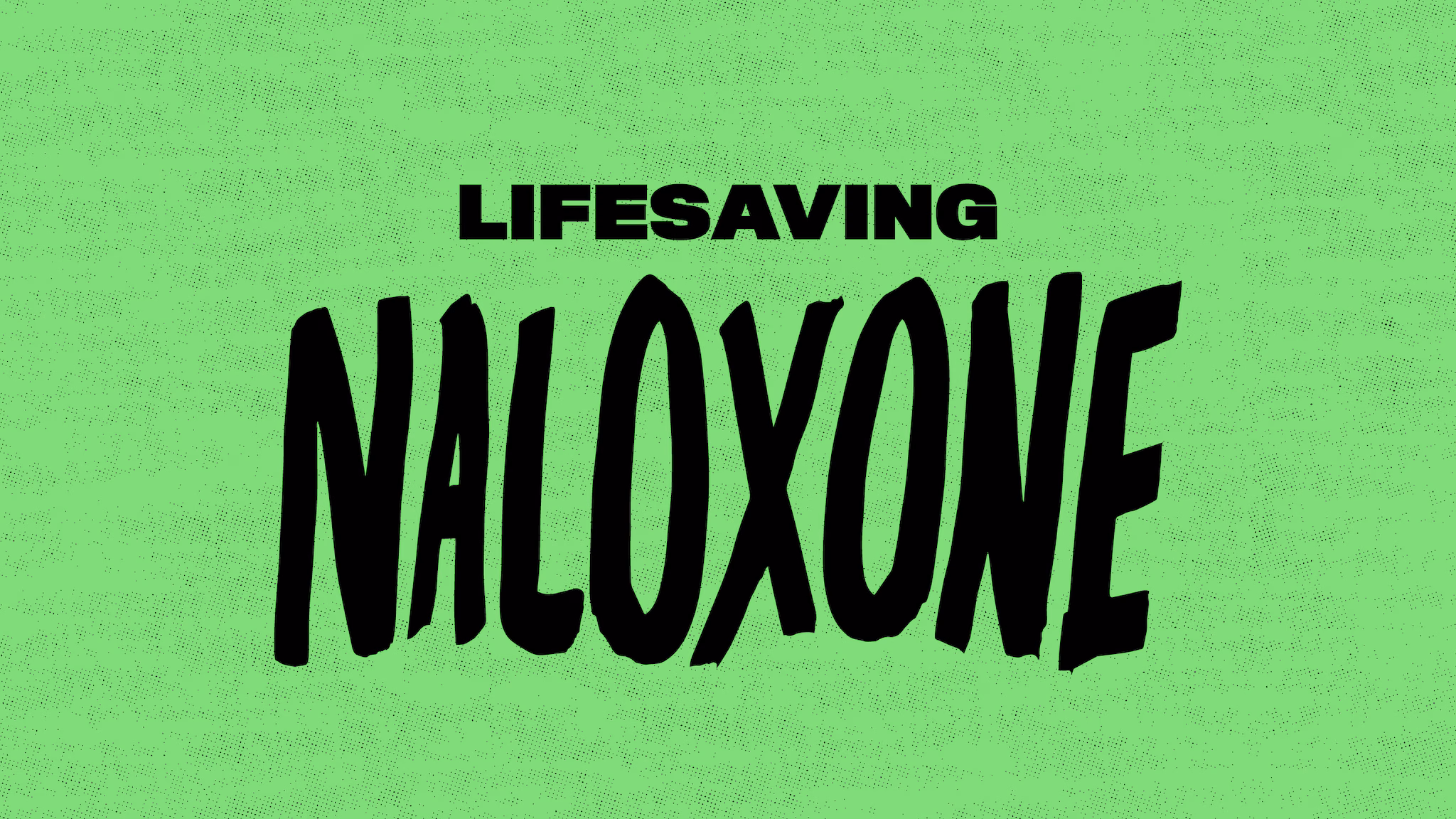 StopOverdose-Naloxone Lifesaving naloxone on green background