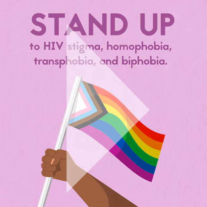 Stand up to HIV stigma video thumbnail