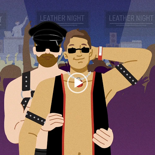 PrEP is a prevention tool (Thumbnail 2) Video illustration of two people dancing.