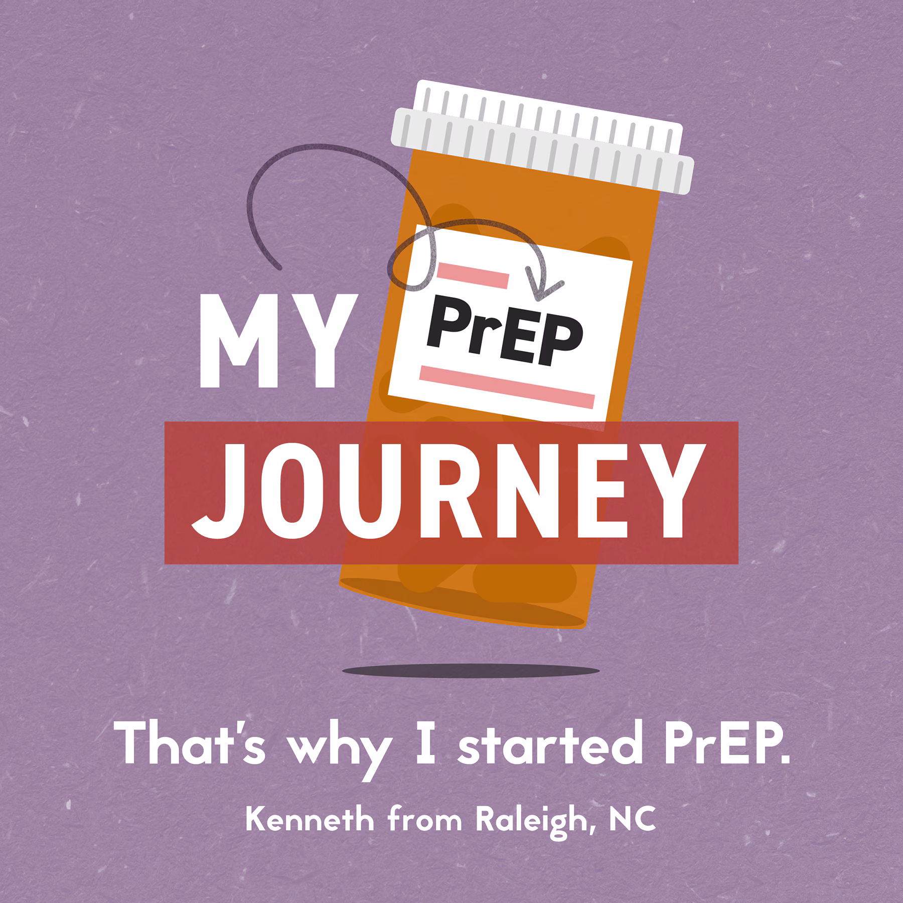 LSHT-SM-PrePJourney_Kenneth My PrEP journey. That's why I started PrEP.