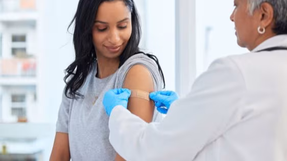 Person who has received a vaccination