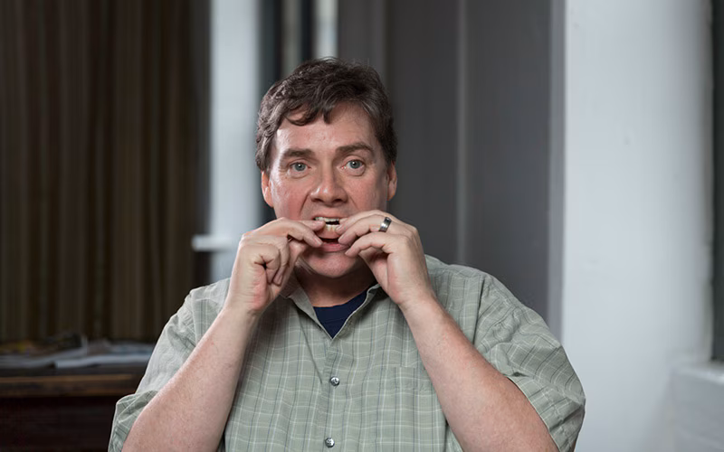 Brett, 50, New Mexico; smoked and lost most of his teeth to gum disease