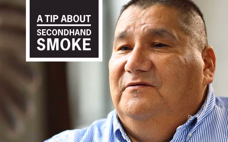 Nathan’s “Sidelined by Other People’s Smoke” Story - A Tip About Secondhand Smoke