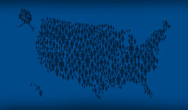 mapa de estados unidos