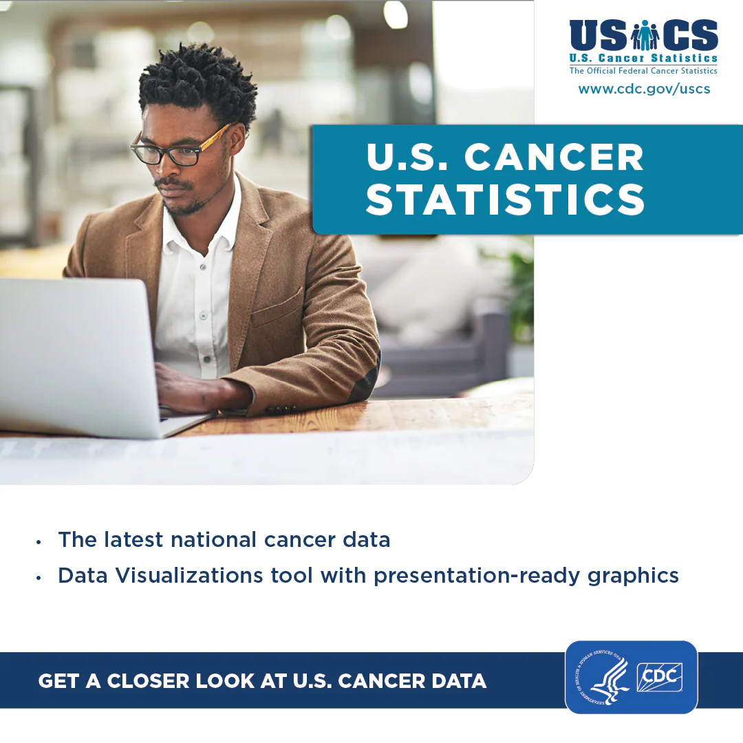U.S. Cancer Statistics: the latest national cancer data. Data Visualizations tool with presentation-ready graphics. Get a closer look at U.S. cancer data.