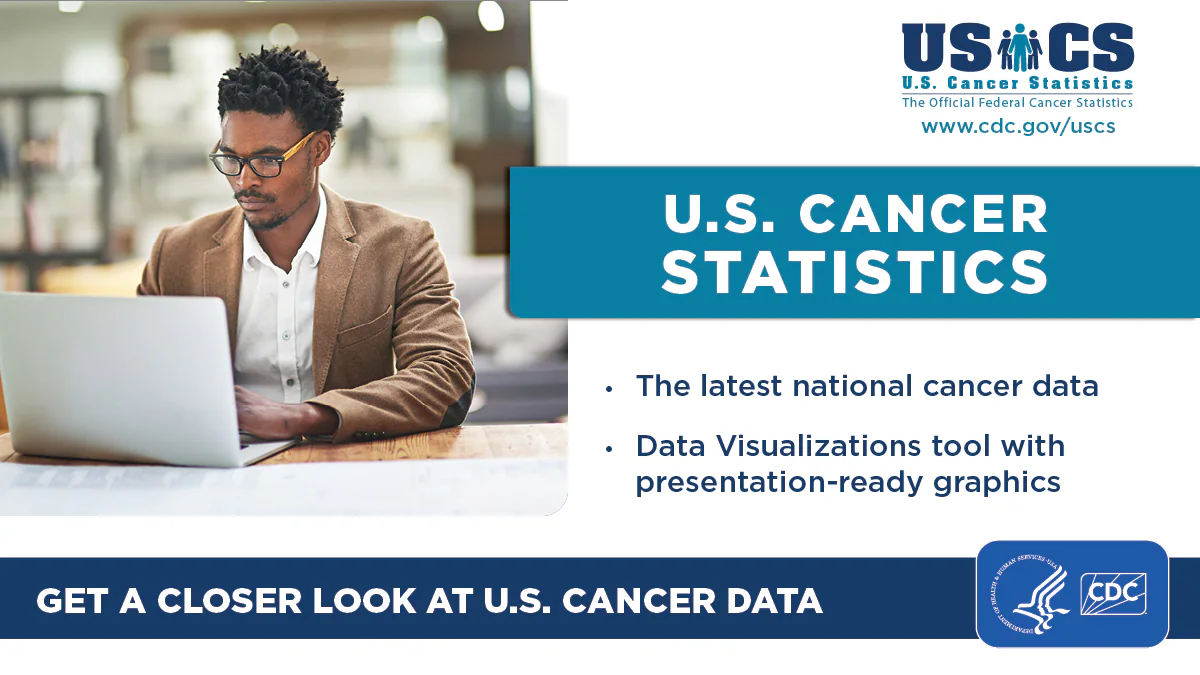 U.S. Cancer Statistics: the latest national cancer data. Data Visualizations tool with presentation-ready graphics. Get a closer look at U.S. cancer data.