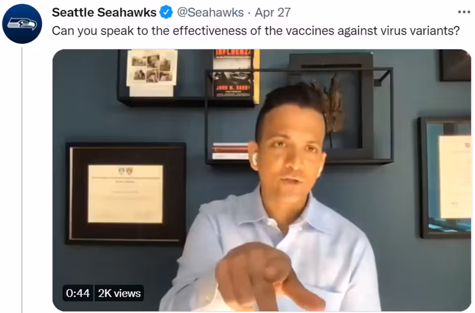 Seattle Seahawks, Dr. Gupta