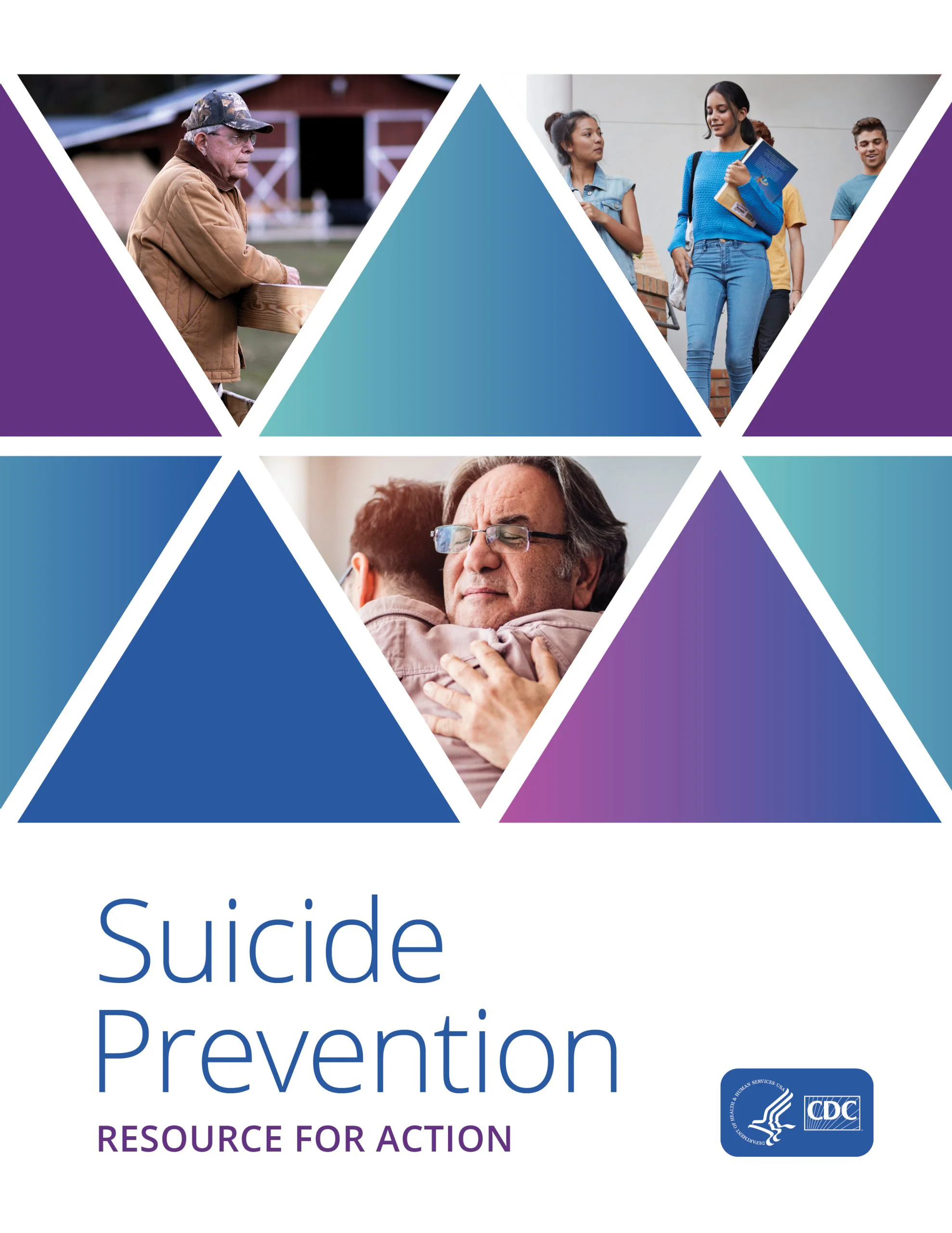 SuicidePreventionResource_Cover Cover image of Suicide Prevention Resource for Action PDF.